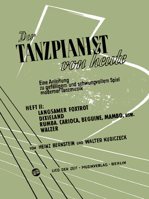 cover image of Der Tanzpianist von heute II